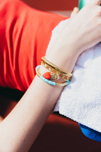 Reign Enamel Heart Charm