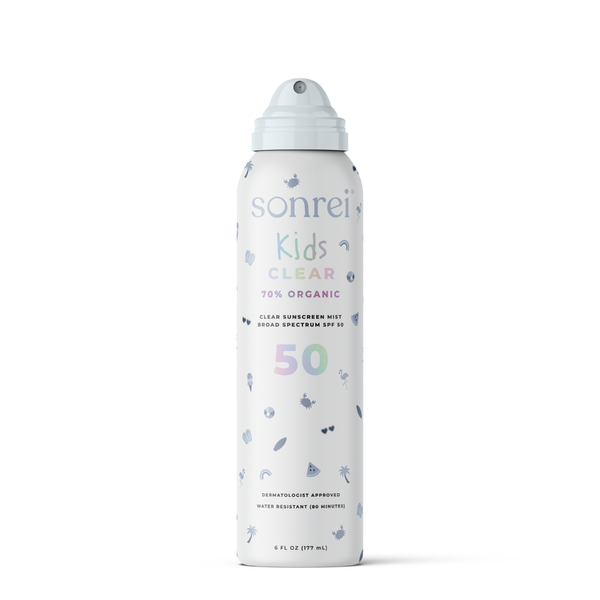 Sonrei Kids Clear Organic Clear Sunscreen Mist SPF 50