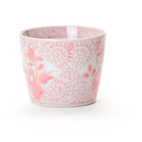 Pink Chinoiserie Canton Cachepot