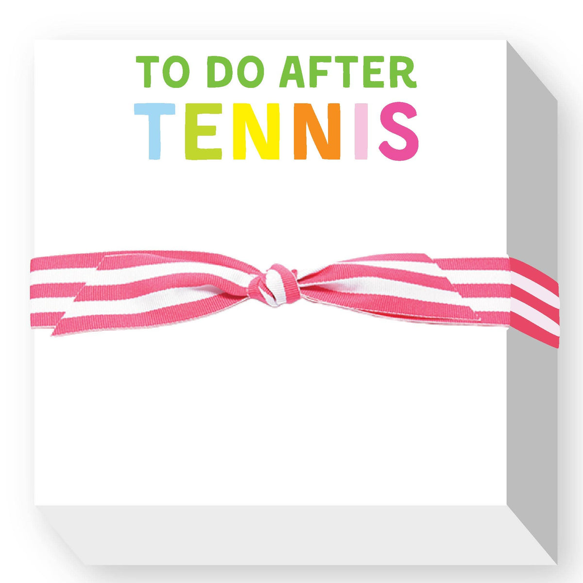 TO DO AFTER TENNIS CHUBBIE NOTEPAD - Commitment to Quality