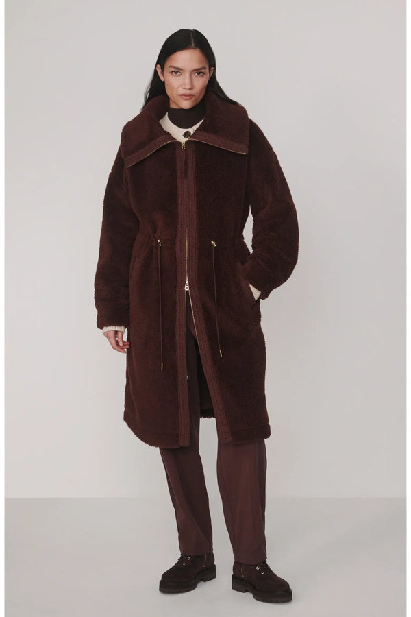 Bennet Long Faux Shearling Coat