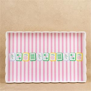 Garden Party Mahjong Tray
