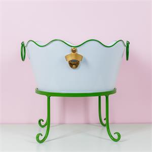 Garden Party Scalloped Beverage Tub