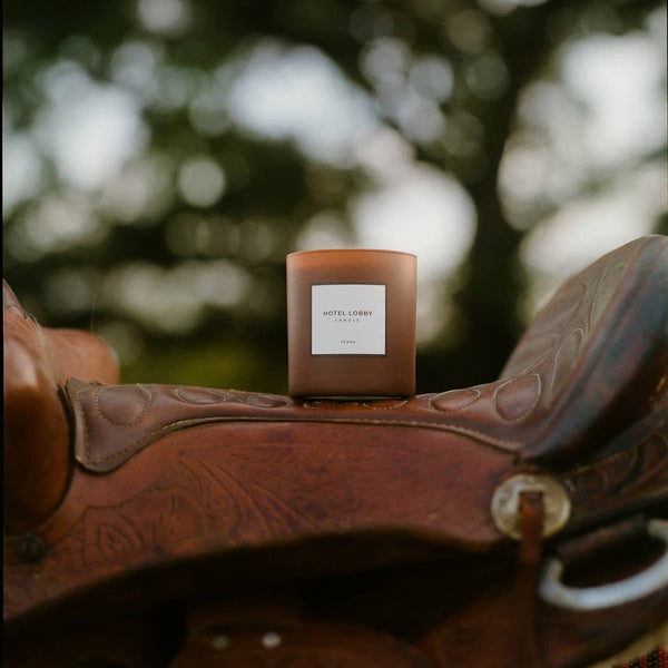Texas - Leather Cedarwood Luxury Soy Candle - 9.75 oz