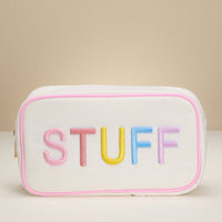 Canvas Pouch with Rainbow 