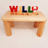 Personalized Puzzle Name Bench (Uper Case + 1 sign )