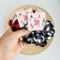 Holiday Thank You Gift Christmas Scrunchie Stocking Stuffer