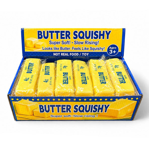 12PCS - Butter Stick Shape Squeeze Stress Relief Toy