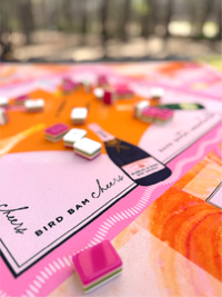 Bams & Bubbly Mahjong Mat | The Champagne & Mahj Collection