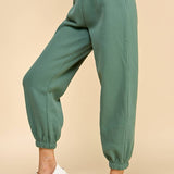 Elastic Waistband Jogger Sweatpants