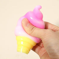 12PCS - Replica Ice Cream Cone Squishy Toy – Non Authentic Nee Doh Style Stress Toy