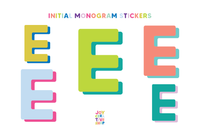 Individual Alphabet Stickers - Refills
