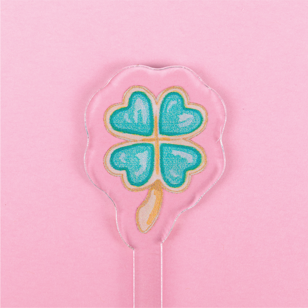 Shamrock Acrylic Stir Stick