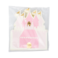 PLPRC37 - Princess Castle Shaped Guest Napkin