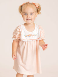 Country Ribbon Embroidered Dress
