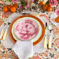 Lavender dots placemat