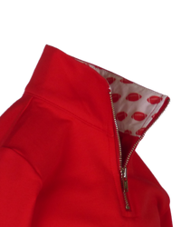 Game Day Quarter Zip - Red