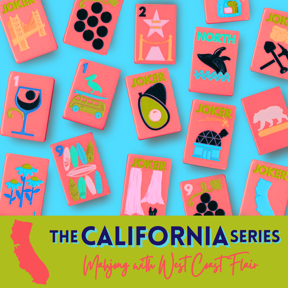 THE CALIFORNIA SERIES | Mahjong with West Coast Flair