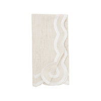 Scalloped Edge Cloth Napkin