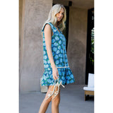 Sleeveless Flower Print Dress