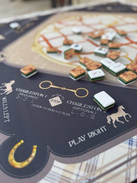 NEW NEOPRENE Saddles & Silk Mahjong Mat | Equestrian