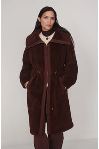 Bennet Long Faux Shearling Coat