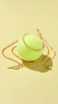 Tennis Racquet Charm