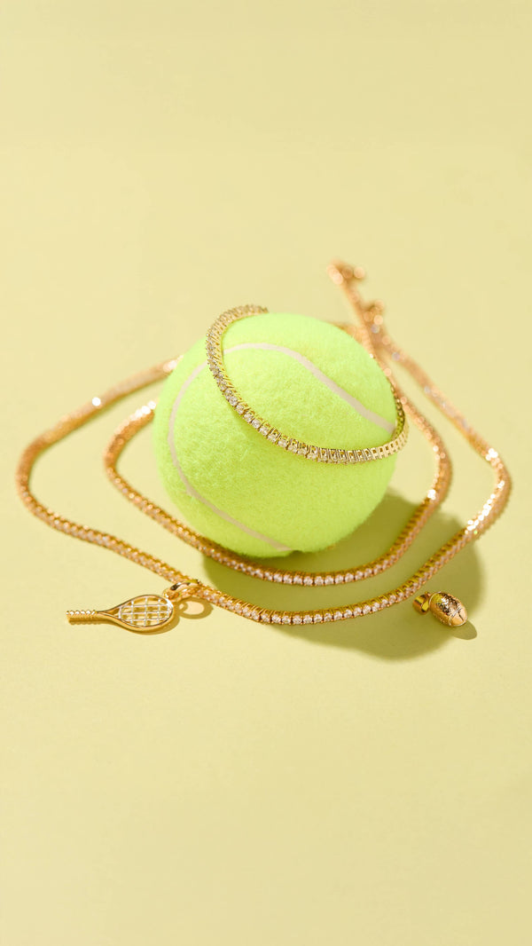 Tennis Racquet Charm