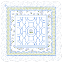 Hamptons Hydrangea Mahjong Mat | The House of Hydrangea Coll