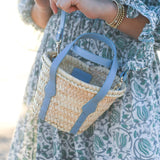 The Abby Straw & Leather Tote