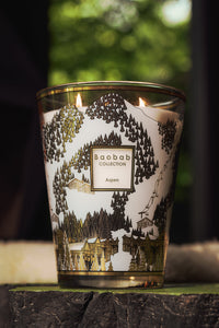 Aspen candle styled