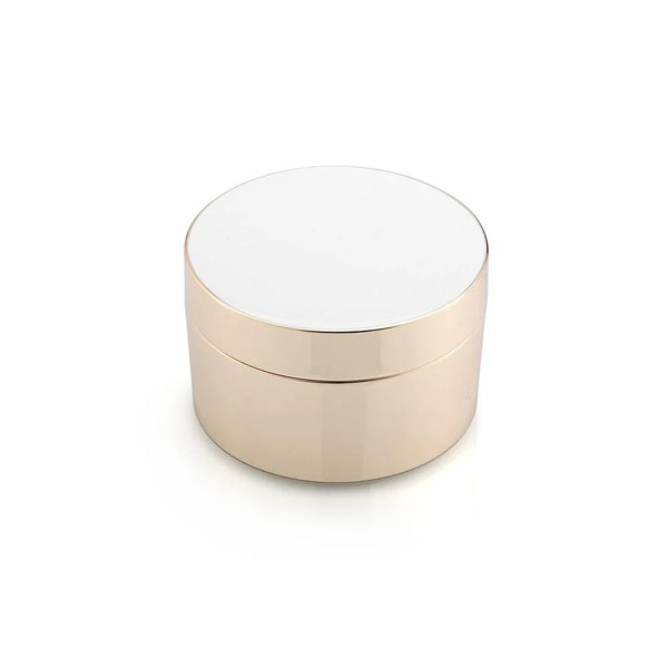 White & Gold Trinket Pot