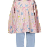 Ribbon Party Legging Tunic Set