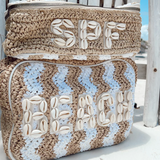 SPF Beach  Accessory Bag with Puka Shells