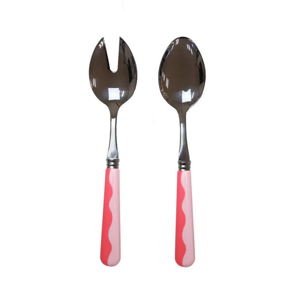 Wave Salad Servers (2‑Piece Set)