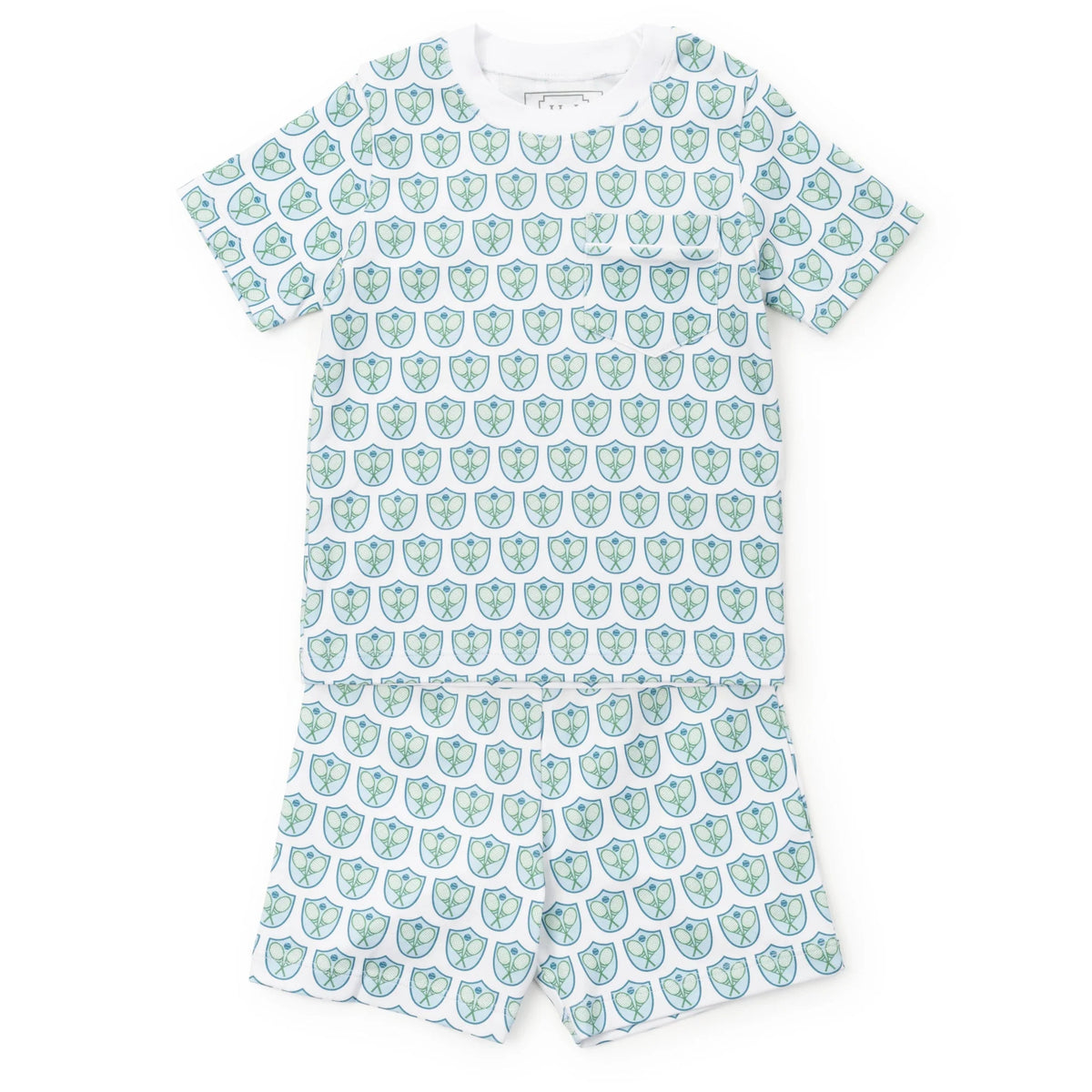 Charles Boys' Crest Blue Tennis Short Set
