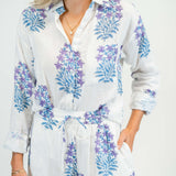 Victoria Dunn Millie Blouse Amethyst