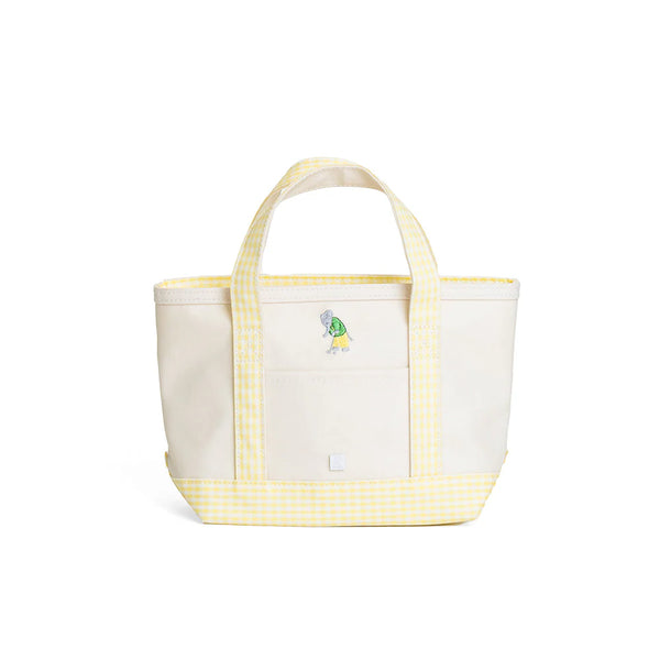 ERNIE Coated Canvas With Buttercup Trim Mini Tote