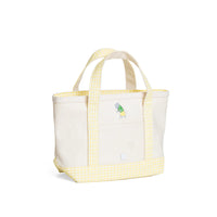 ERNIE Coated Canvas With Buttercup Trim Mini Tote