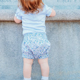 Olivia Blue Floral Bloomers