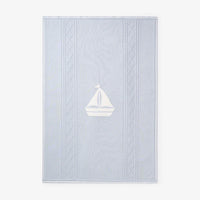 Nautical Cotton Cable Knit Blanket