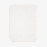 Pink Bow Organic Double Layer Swaddle Blanket