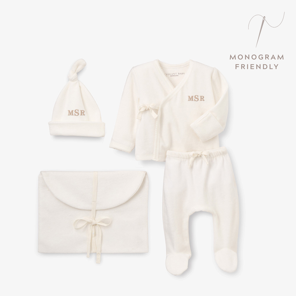 Velour Layette Set