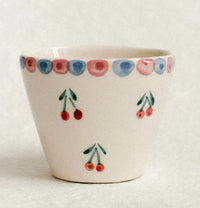 Cherry ceramic mini cup
