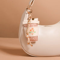 Coffee Run Vegan Leather Bag Charm