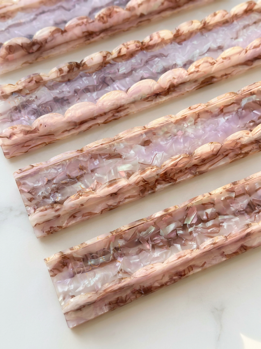 Rosewater Confetti mahjong racks
