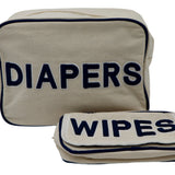Canvas Wipes Holder-Navy