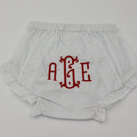 Bloomer Diaper Covers - Customized embroidery