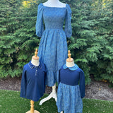 Maddie & Connor Womens Claire Smocked Dress