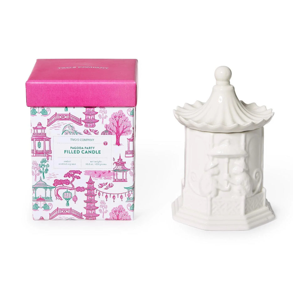 Pagoda Scented Candle in Gift Box